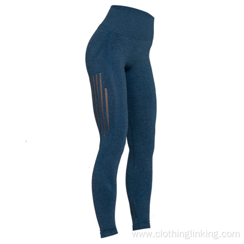 High Waist Sports Pants with mesh hole